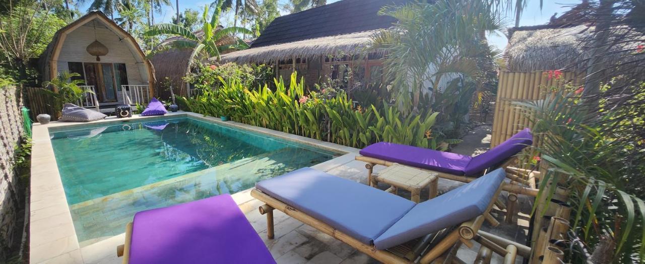 Purple Beach - Maithelia - Gili Air Ngoại thất bức ảnh