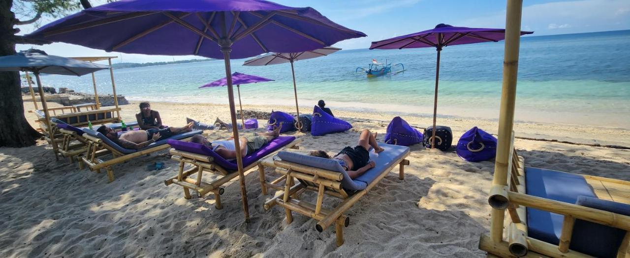 Purple Beach - Maithelia - Gili Air Ngoại thất bức ảnh