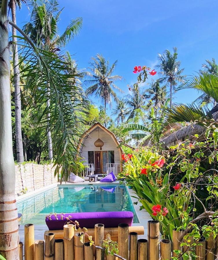 Purple Beach - Maithelia - Gili Air Ngoại thất bức ảnh