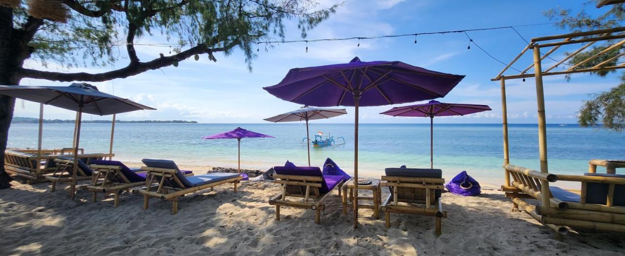 Purple Beach - Maithelia - Gili Air Ngoại thất bức ảnh