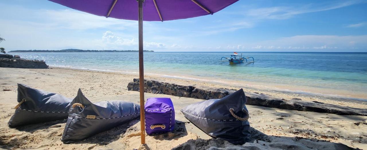 Purple Beach - Maithelia - Gili Air Ngoại thất bức ảnh