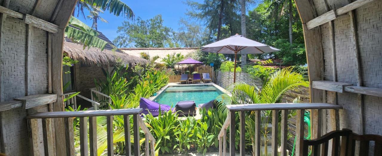 Purple Beach - Maithelia - Gili Air Ngoại thất bức ảnh
