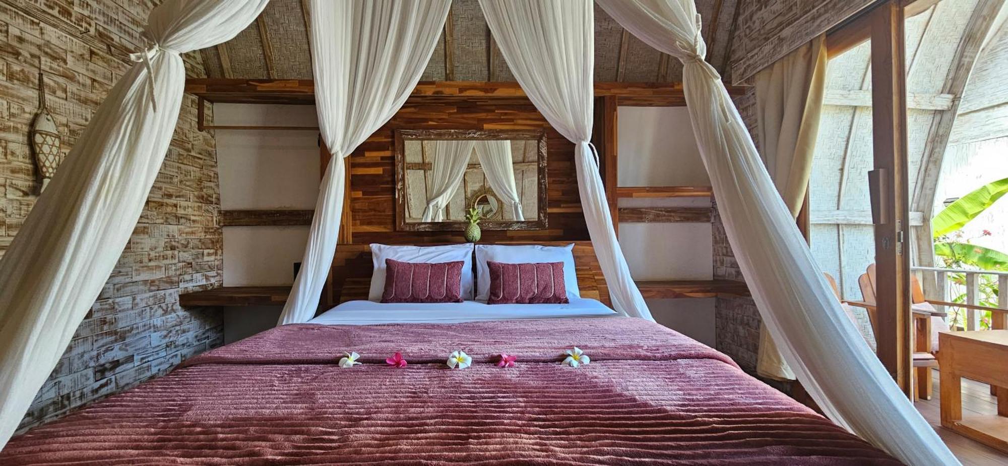 Purple Beach - Maithelia - Gili Air Ngoại thất bức ảnh